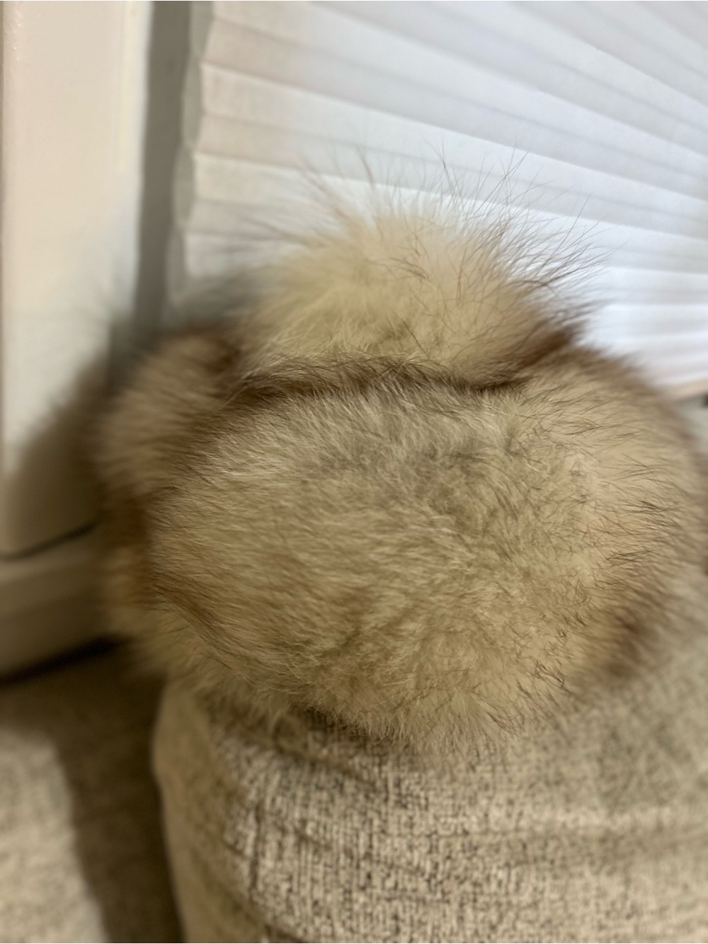 Vintage Miss Alice Real White Fox Fur Hat Women’s